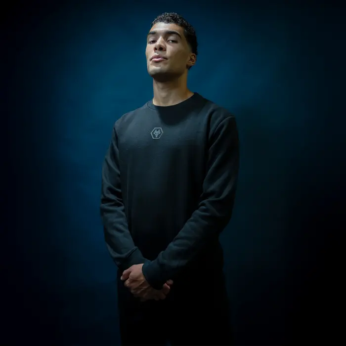 Wolverhampton Wanderers Shirt Store | Blackout Sweatshirt – Black Collection Wolverhampton Wanderers Official Gear